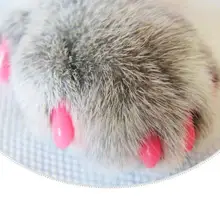 

20Pcs Soft Plastic Colorful Cat Nails Set Paw Caps Claw Protector Cover with Glue Pet Products Supplies Decor