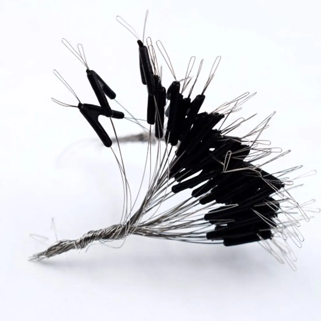 

50pcs/100pcs Double Fishing Line Line Splitters Hooks Contactor Device Line Fishing Gear Fishing Tool Accessories Hot Sale