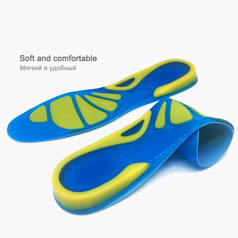 Silicon Gel Inlegzolen Voetverzorging Voor Fasciitis Plantaris Orthopedische Masseren Shoe Inserts Schokabsorptie Schoen Pad