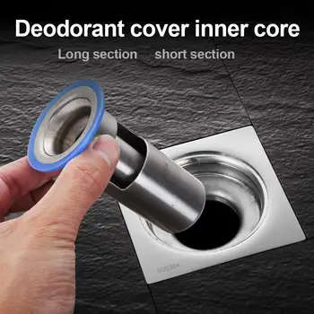

New Bath Shower Floor Strainer Cover Plug Trap Siphon Sink Kitchen Bathroom Water Drain Filter Insect Deodorant