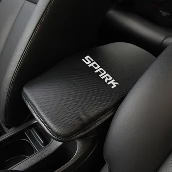 

1Pc Car Armrest Pad For Chevrolet Spark PU Leather Auto Arm Rest Mat Box Cover Vehicle Protective Car Accessories