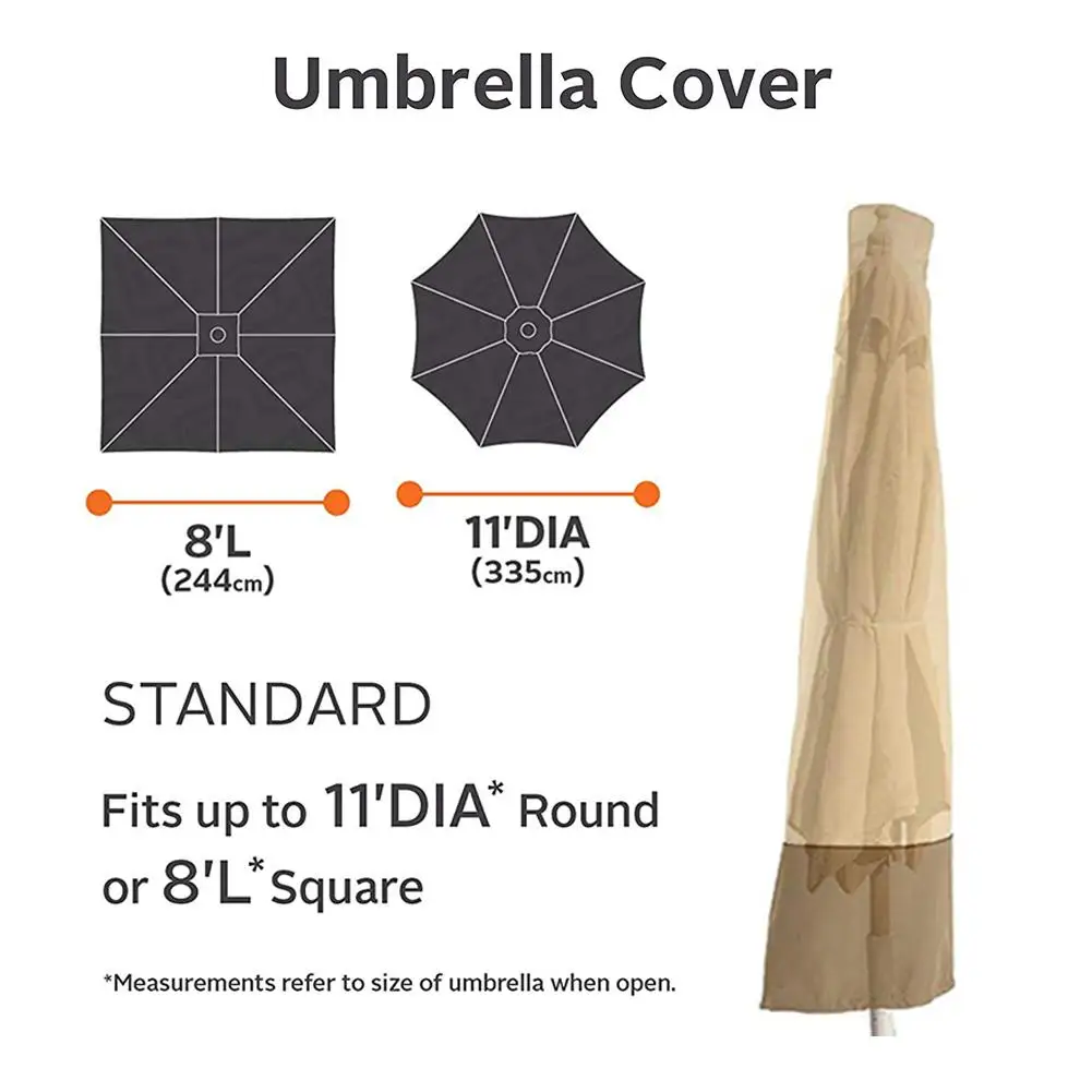 

Waterproof Outdoor Umbrella Cover Umbrella Cover Balcony Terrace Patio Umbrella Cover Furniture Cover