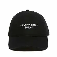 Я пришел, чтобы сломать сердца РИРИ бейсбольная кепка с принтом хлопок Регулируемый папа шляпа