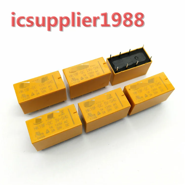 10 шт./лот HK19F DC 12V SHG катушка DPDT 5V 24V Мини реле питания набор PCB тип 8 Pin DIP8 3V/5V/12V/24V |