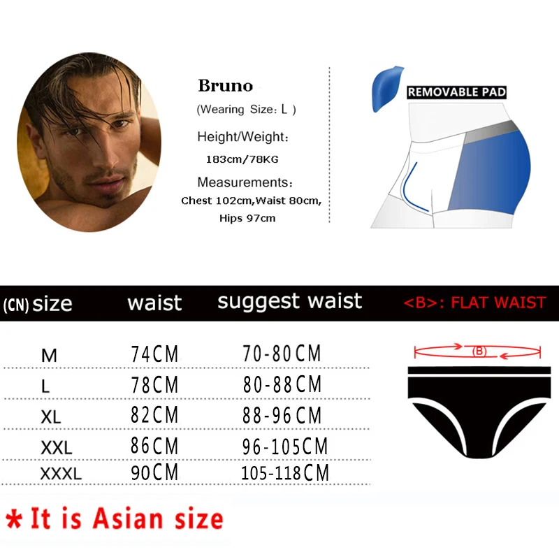Бренд Swim Breifs водонепроницаемая одежда для плавания мужчин короткий сексуальный