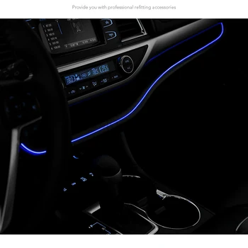 

For Toyota Highlander 2015 2016 2017 2018 Ice Blue Color Led Car Dashboard Central Control Atmosphere Light