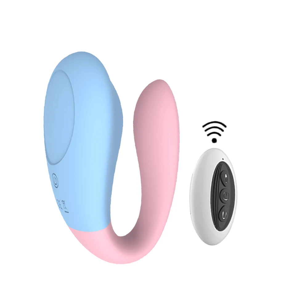 Remote Control Double Vibrator Wearable Dildo G-spot Stimulator_voghion.com