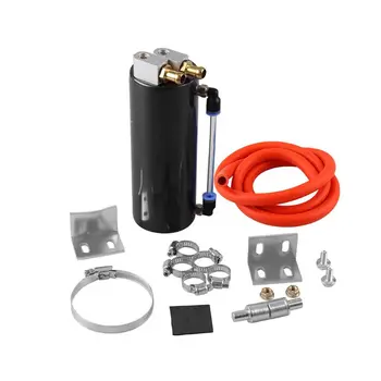 

Freeshipping 350ML Aluminum Racing Oil Catch Tank/Can Round Can Reservoir Turbo Oil Catch can / Can Catch universal OCC019