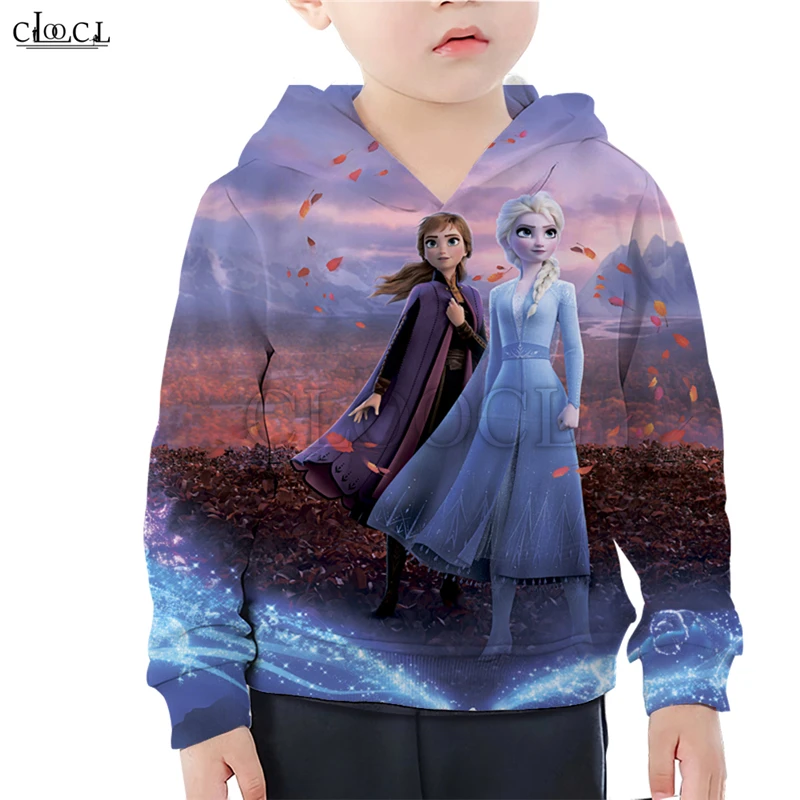 Ice Frozen Hoodie Naughty Kids Baby Boy Hoodies 3D Print Baby Girl Children's Sweatshirt Casual Fashion Streetwear Tops - Color: Hoodies 6