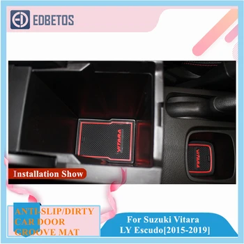 

Anti-Slip Mat For Suzuki Vitara 2015 2016 2017 2018 2019 LY Escudo Gate Slot Coaster Anti-Dirty Door Groove Mat