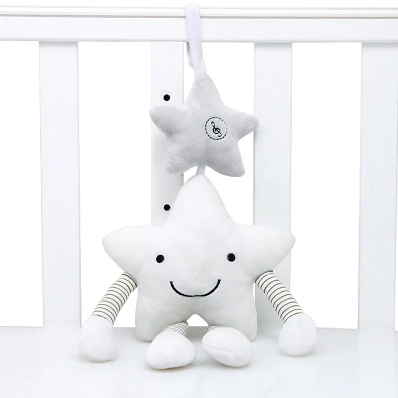 Baby Stroller Bed Hanging Doll Star Shape Cartoon Plush Appease Soft Infant Toys High Quality
