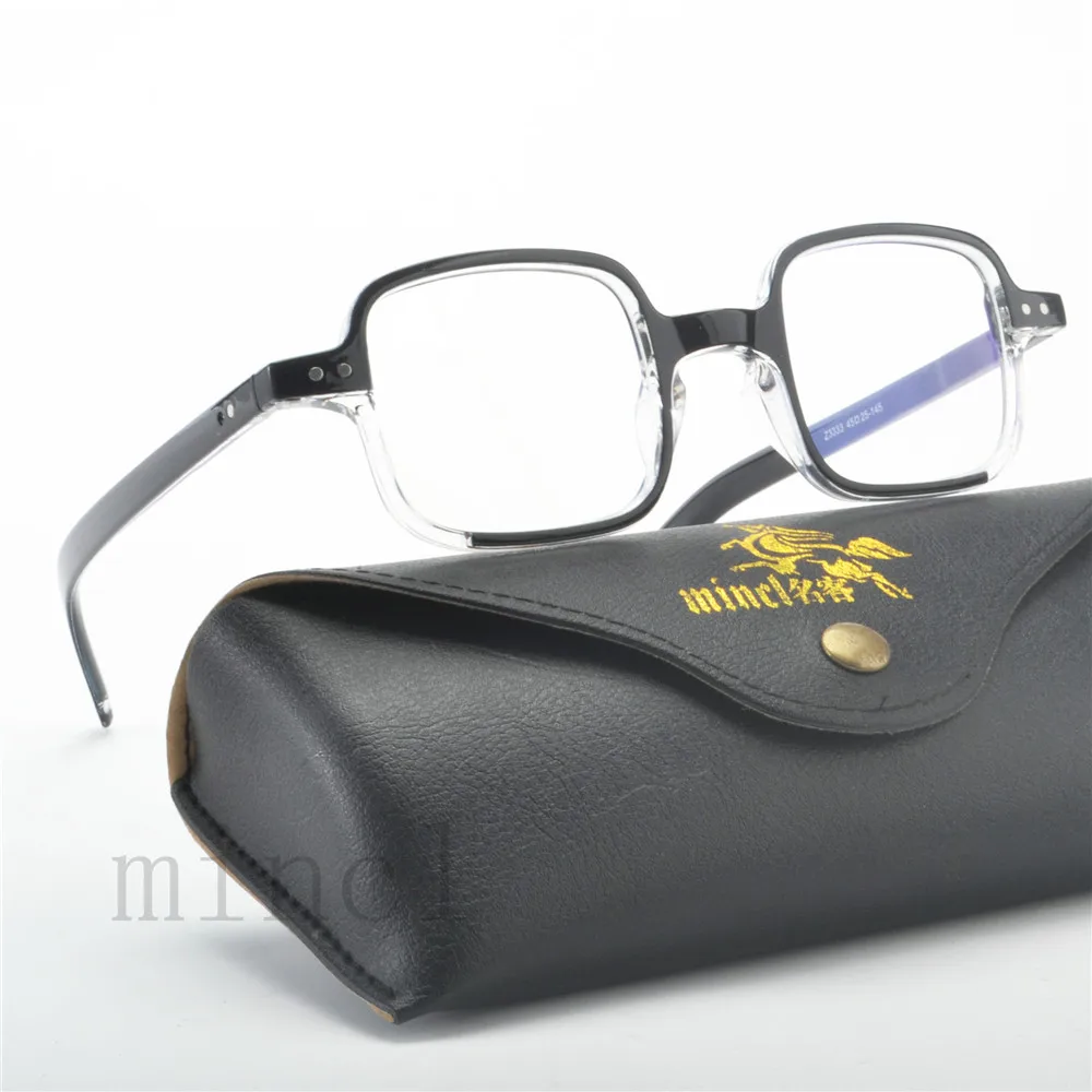 Классические ретро квадратные женские очки оправа винтажные круглые студенческие оправа для компьютерных очков мужские Ультра-легкие очки для чтения NX