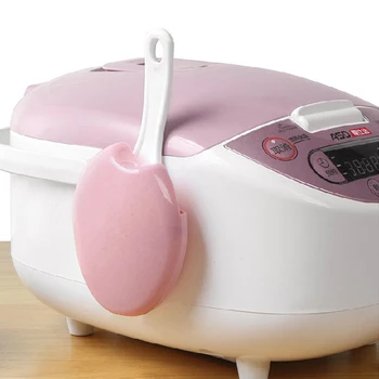 

Rice Spoon Storage Suction Rack Wall-mounted Free Punch Rice Cooker Box Case Suction Cup Rice Spoon Rack Kitchen Supply