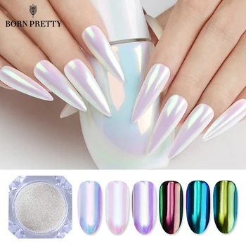 

BORN PRETTY Neon Glitter Mirror Nail Powder 0.2g Ultra-thin Chrome Pigment DIY Nail Art Decorations