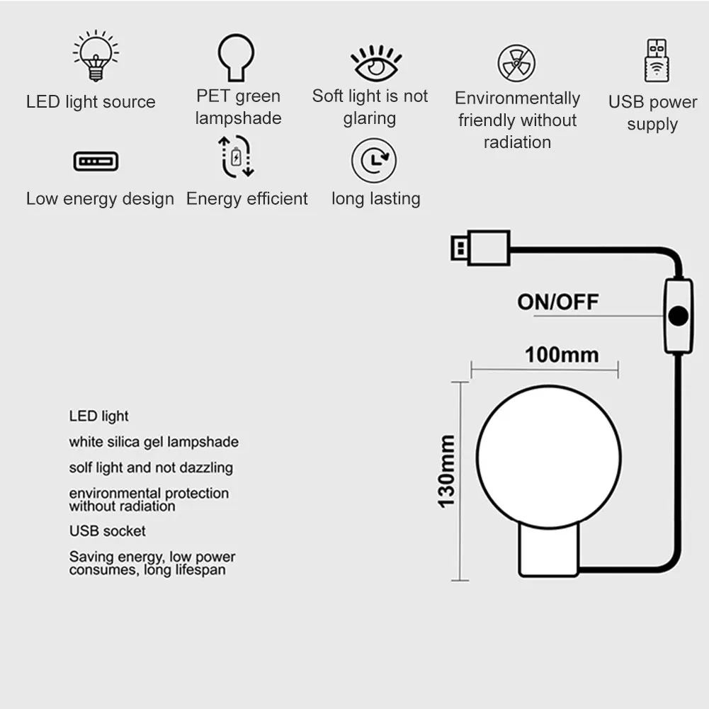 Светодиодный ночник с usb зарядкой 3D Луной и звездой для домашнего декора подарок