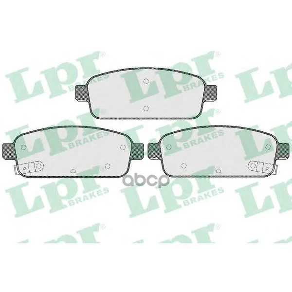 Колодки Тормозные Chevrolet Cruze 09-/Orlando 11-/Opel Astra J 10- Задние Lpr 05p1575 Lpr арт. 05P1575