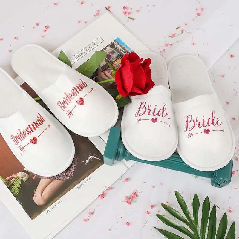 Team Bride To Be свадебная корона мягкие тапочки для подружки невесты свадебные