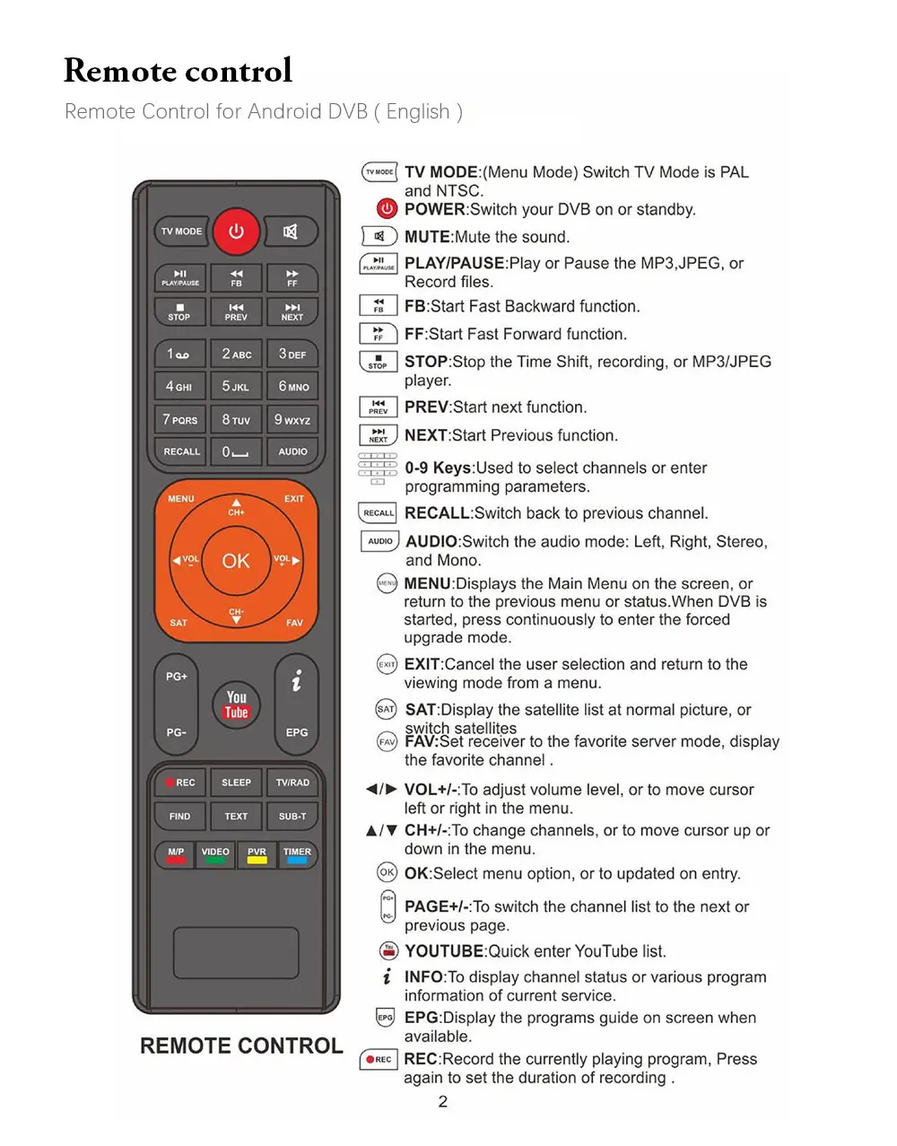 Chegada nova gtmedia v7s2x DVB-S2 receptor de