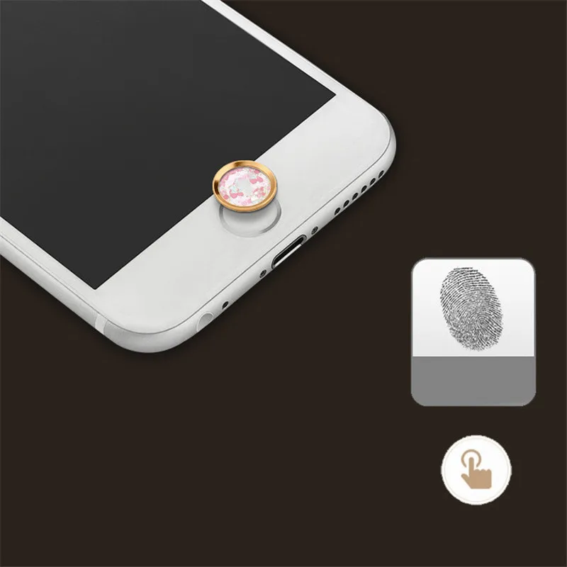 Наклейки на кнопки отпечатков пальцев для iphone 5 SE 6 6s легко наклеиваются и распознаются наклейки Высокое качество защита задней кнопки телефона