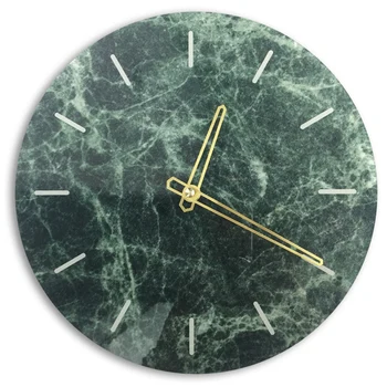 

TOP!-Nordic Marble Wall Clock Modern Minimalist Bedroom Art Clocks Personality Creative Living Room Fashion Wall Watch