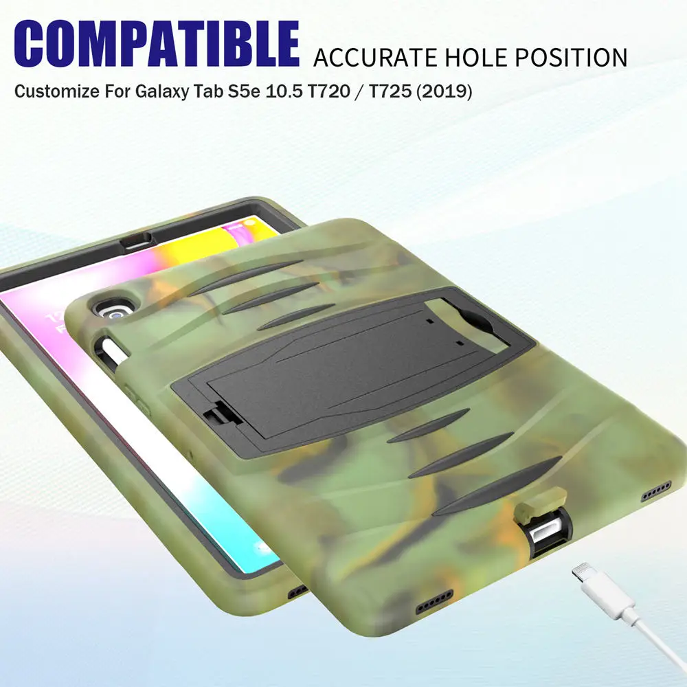 IBuyiWin прочный силиконовый чехол для Samsung Galaxy Tab S5e 10,5 SM-T720 SM-T725 10," планшет Funda Capa чехол для детей
