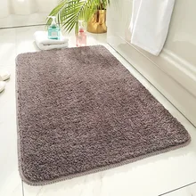 Стиль сплошной цвет настраиваемый вельветовый коврик бытовой коврик у входной двери спальни Туалет водопоглощающий нескользящий коврик