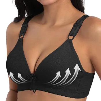 

Wireless Push Up Bra Solid Color Seamless Soft Bras For Women Double Breasted Sexy Lingerie Comfort Breathable Bralette