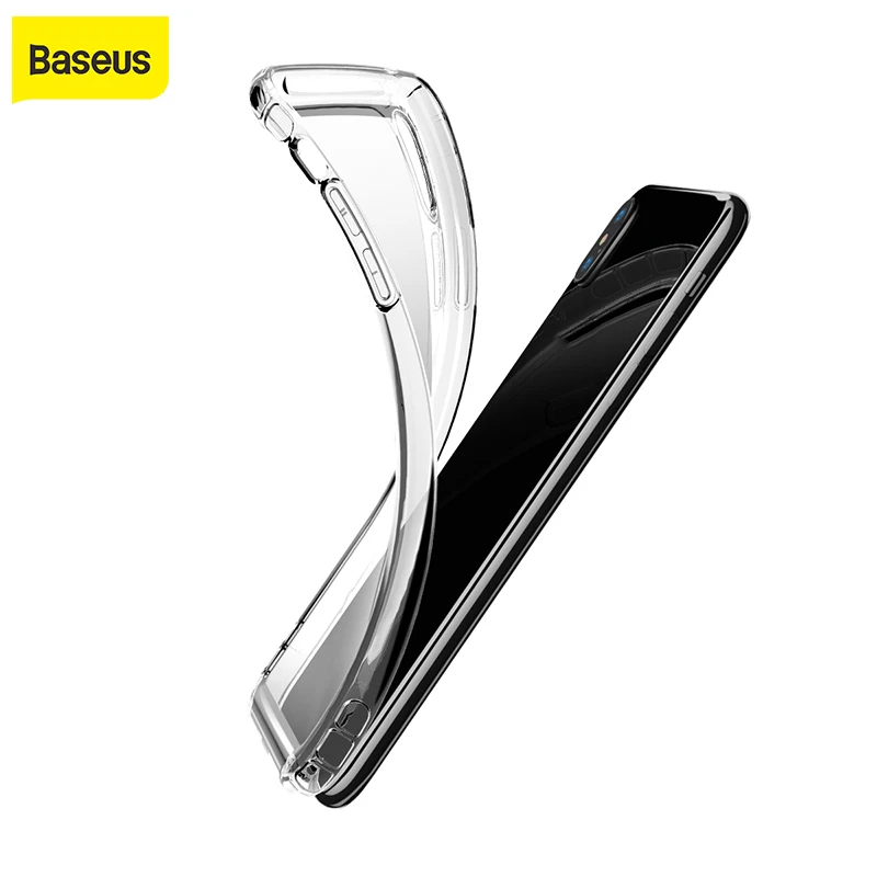 Baseus Soft Silicone Case For iPhone Xs Max XR XS Shockproof Protective TPU Phone Transparent Back Cover |