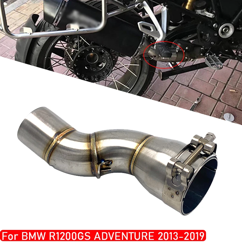 Для BMW R1200GS Adventure R1200GSA 2013 2019 2014 2016 2018 выхлопная труба средняя Соединительная для Moto
