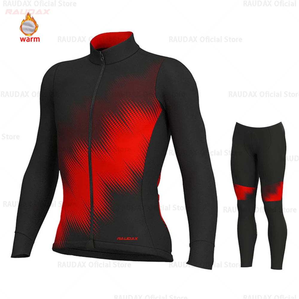 Normal cycling set Специализированная профессиональная команда Велосипедная Джерси Зимняя Теплая Флисовая велосипедная Одежда Набор велосипедных штанов MTB Ropa Ciclismo Maillot одежда - Цвет: Normal cycling set