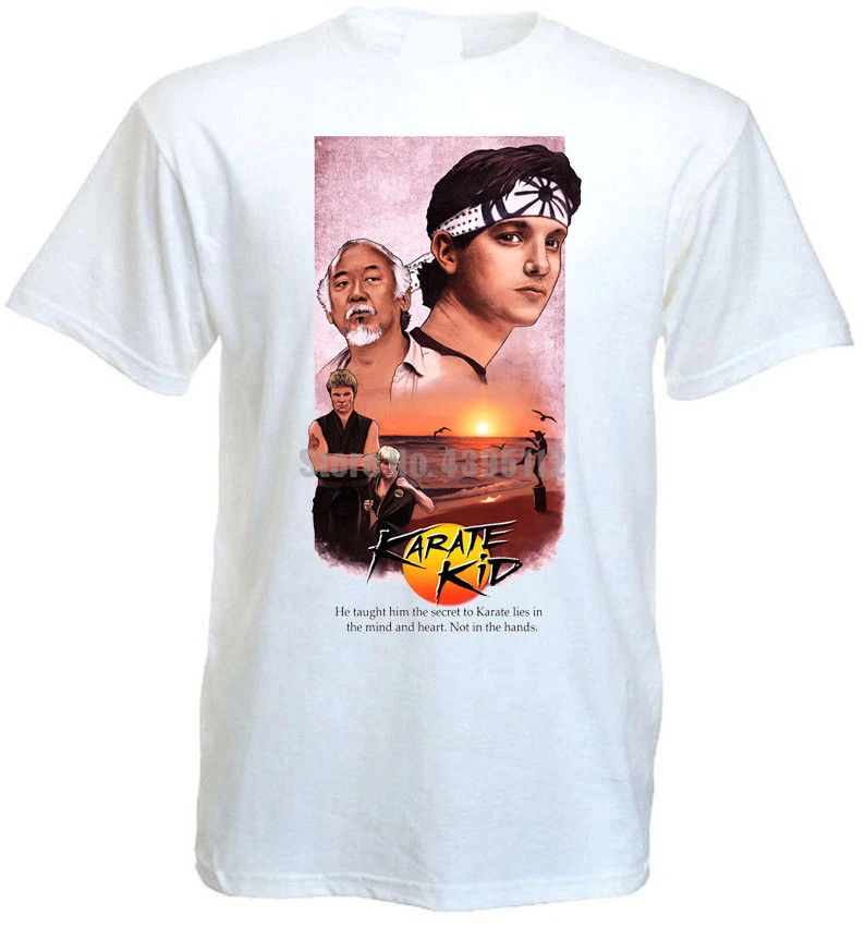 The Karate Kid V6 T-Shirt White Poster All Sizes S...5Xl |