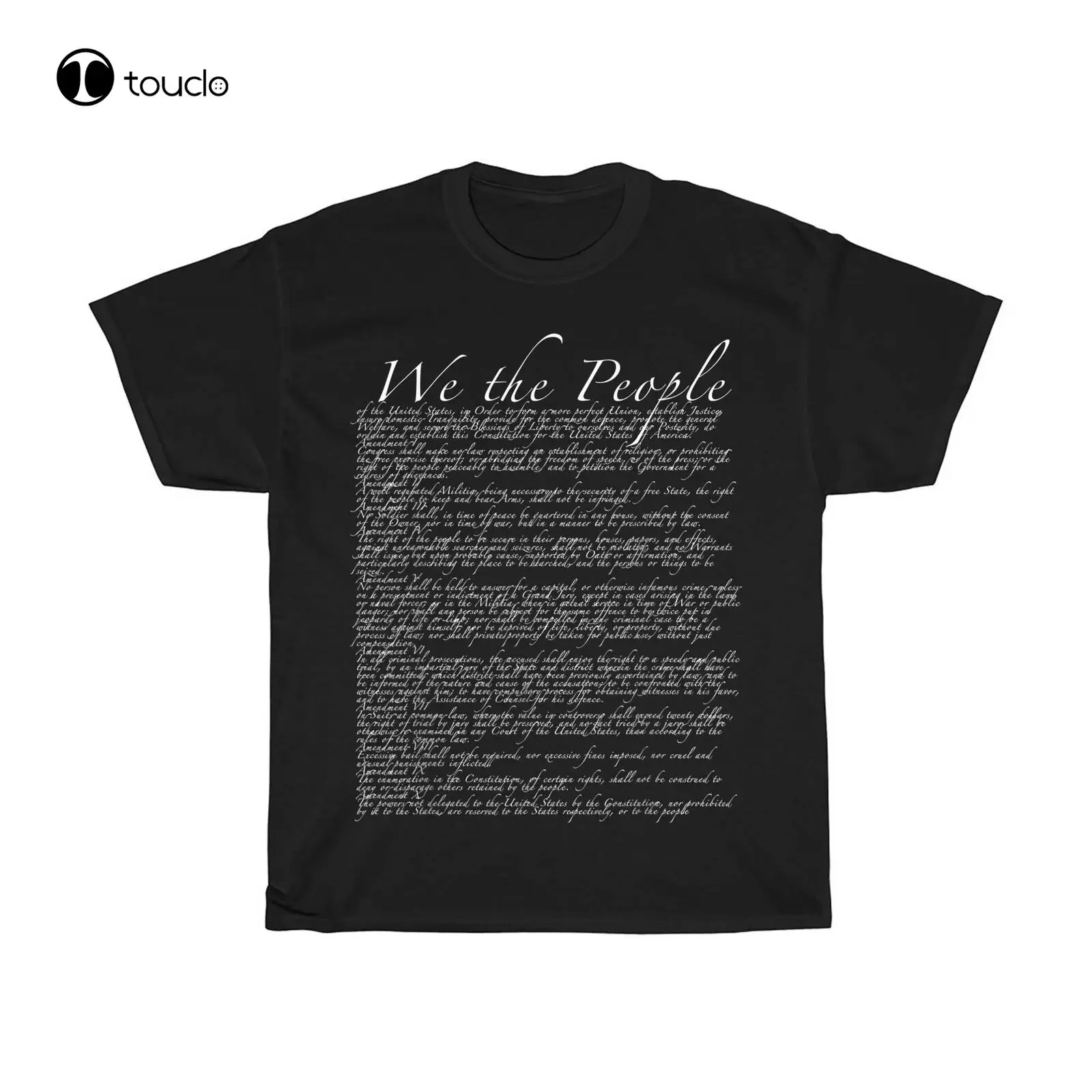 

United States Bill Of Rights Us Constitution Unisex T-Shirt Black S-3Xl