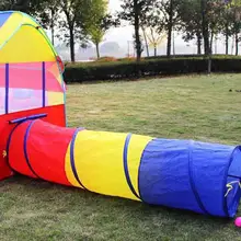 Туннельные крытые шатры, Детская игровая палатка для дома, складная уличная Игровая палатка для ползания
