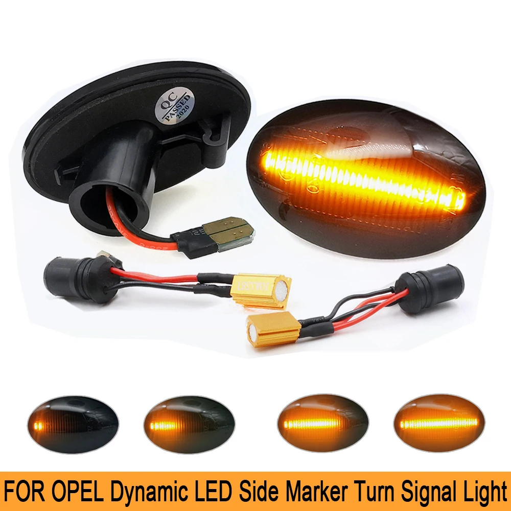 WEISSE LED Seitenblinker Opel Astra F Cabrio Corsa Combo B C Meriva A