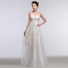 

Ivory Long Party Evening Dress V Neck Women's Elegant Tulle Sexy Applique Lace Beaded A Line Female Runway Fashion Prom Dresses