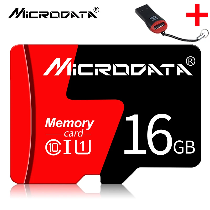16G with Card Reader Горячая Карта памяти micro sd карта класс 10 32 Гб 64 ГБ 16 ГБ 8 ГБ TF tarjeta micro sd флэш-накопитель micro sd карта s для смартфонов и ПК/DVR - Емкость: 16G with Card Reader
