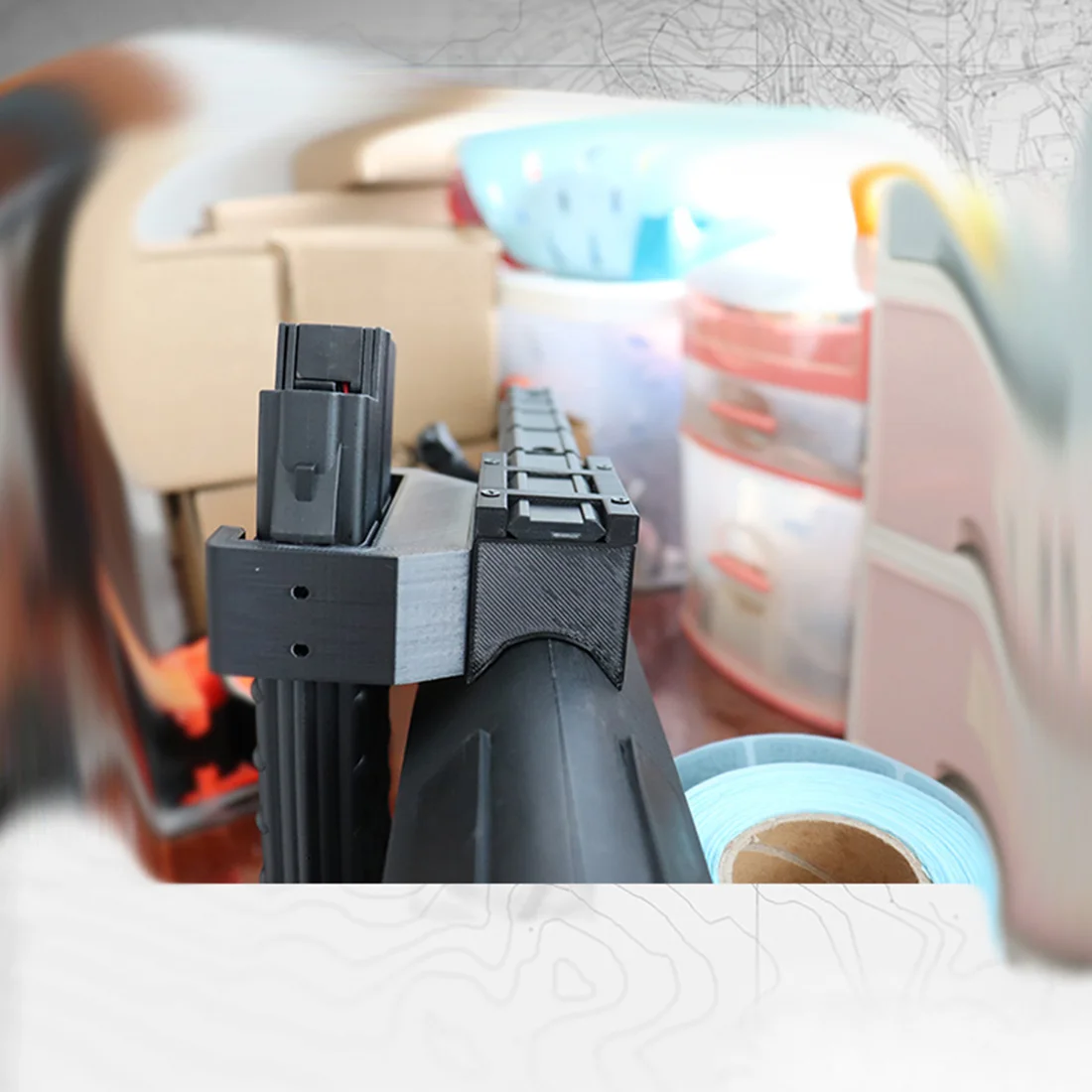 Сбоку Быстрый Mag Quick Release Magazine набор для LH AUG водные гелевые бусинки бластер-черный