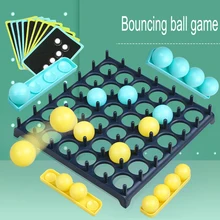 

Jumping Ball Table Games 1 Set Bounce Off Board Game 2-4 Palyers Bouncing Pattern Challenges Children Interactive Bouncing Toy
