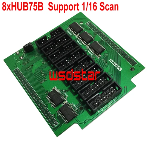 8* HUB75B 8* HUB75 концентратор Поддержка 1/4 1/8 1/16 сканирования Поддержка i5A MRV300-1 MRV300Q MRV300