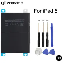 YILIZOMANA, аккумулятор для планшета, для iPad 5, iPad Air, 8827 мА/ч, сменный аккумулятор для iPad5, A1484, A1474, A1475+ Инструменты