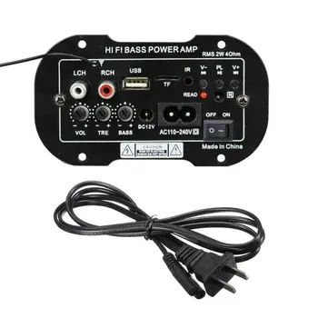 

Bass Auto Subwoofer Stereo Remote Control Power Amplifier Car Radio 2 Din Audio