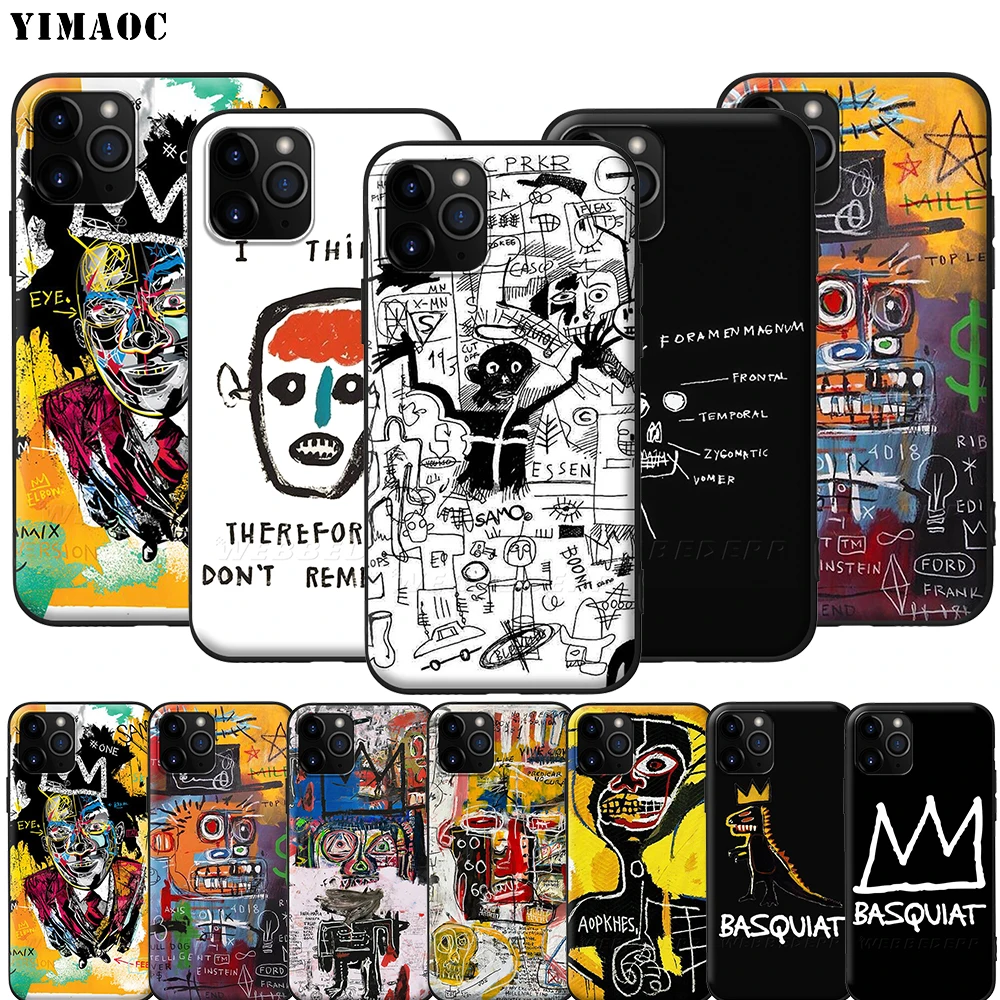 Мягкий силиконовый чехол YIMAOC Jean Michel Basquiat для iPhone 12 Mini 11 Pro XS Max XR X 8 7 6 6S Plus 5 5S