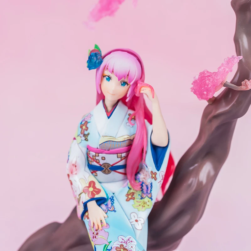 Hot Sale Hatsune Miku Flower Sakura Kimono Version PVC Action Figure Collectible Model Toy For Kids
