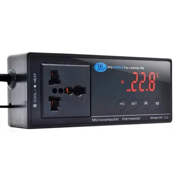 

EU US UK Plug Digital LED Temperature Controller Fish Tank Aquatic Reptile Craw Pet Lizard Snake Tortoise Aquarium Thermostat
