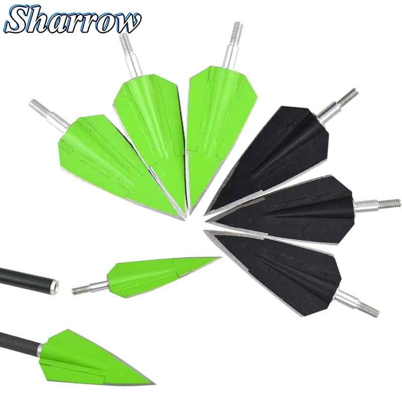 12pcs/lot Archery 150Grain Broadhead Sharp Arrow Head Stainless Alloy Arrowhead Point Tips Recurve Compound Bow Crossbow Hunting