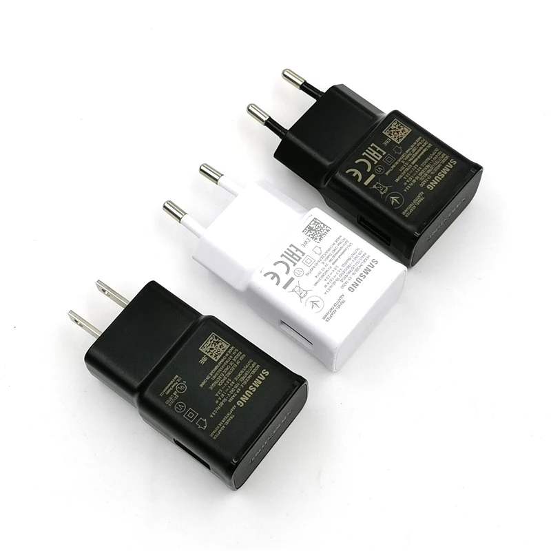 Оригинальное Адаптивное быстрое зарядное устройство для samsung, S10, usb, настенное, EU, US, адаптер type C, кабель для s9 s8 plus, s10e, Note 8, 10, A50, A70, A60, A80