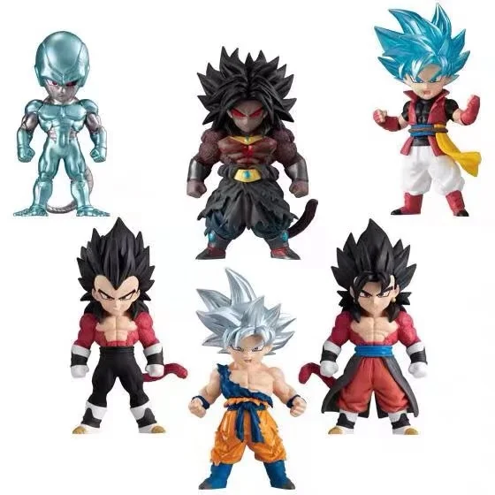 Bandai Dragon ball Heroes adverge 02 Broly Vegetto SSJ4 Vegeta SSJ4 Coora UI Goku Beat Blue figure set
