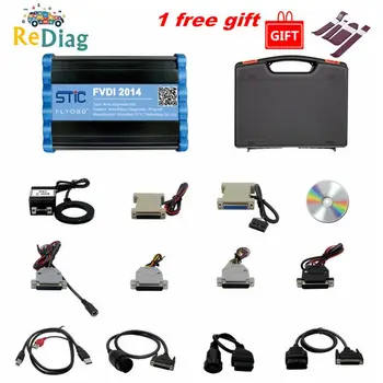 

EXCELLENT Original FVDI 2014 ABRITES Commander Diagnostic Scanner Odometer Correction Key Programmer Unlimited With 18 Software