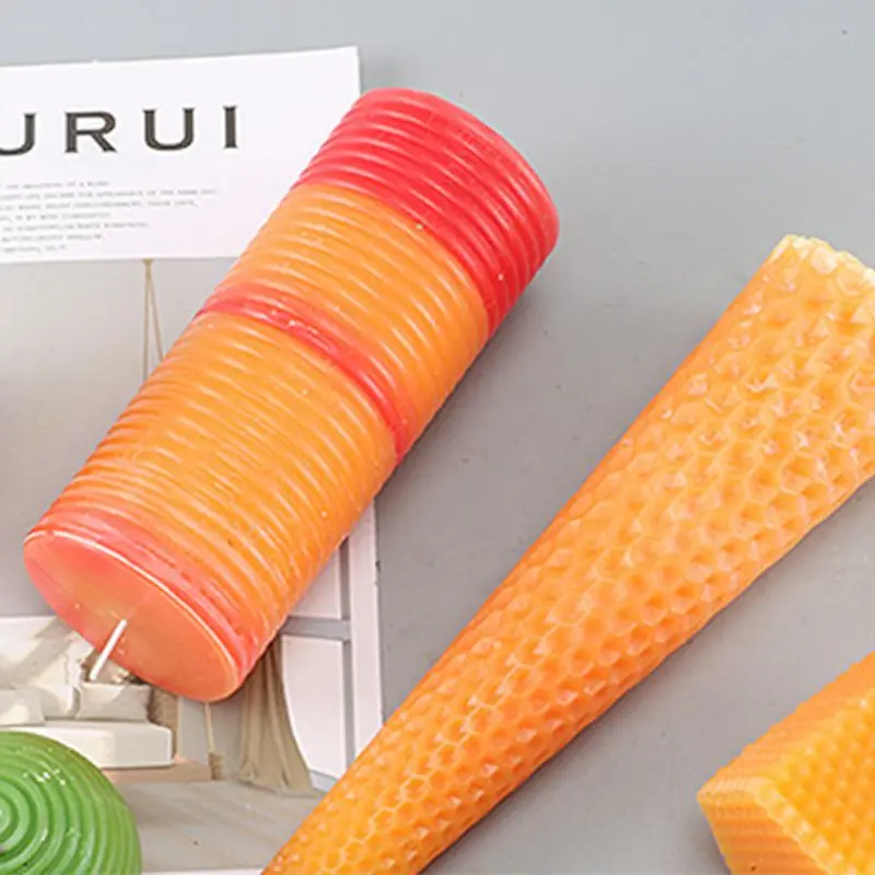 Формы для свечей с зажимом для свечей для DIY рождественская Подарочная Свеча для изготовления E65B