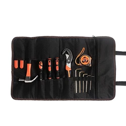 Caixa de armazenamento mochila para ferramentas saco de ferramentas multifuncional mala eletricista kit reparação garagem completo organizador embalagem